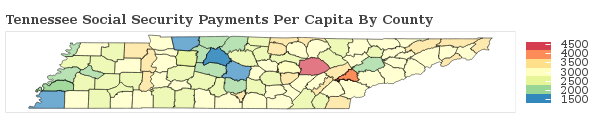 Tennessee Social Security Statistics